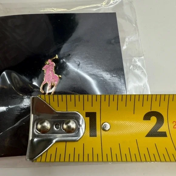 Pink Enamel Horse & Rider Lapel Pin • Gold-Tone Equestrian Gift • New from Macys - Picture 7 of 7